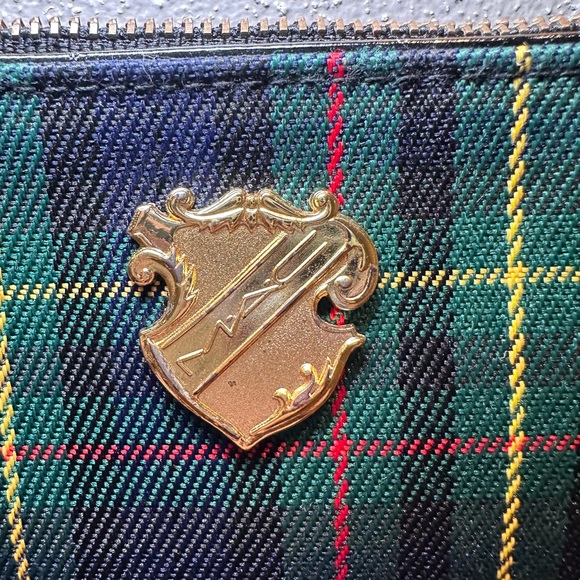 MAC Plaid Crossbody Bag with Gold Accents - Picture 3 of 6